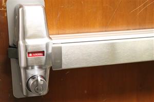 New Door lock in locked position